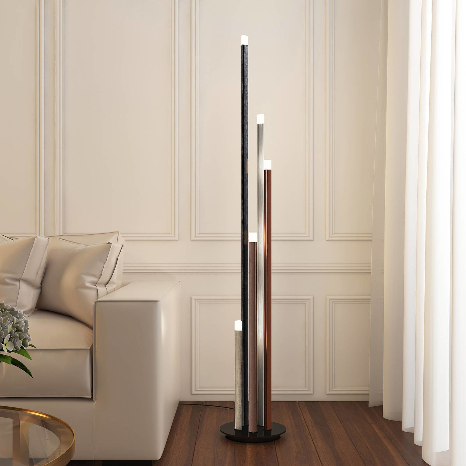 Lucande Lucande Stoika lampa stojąca LED