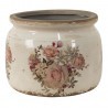 Clayre & Eef Ceramiczna Osłonka Na Doniczkę Prowansalska B 6CE1419L