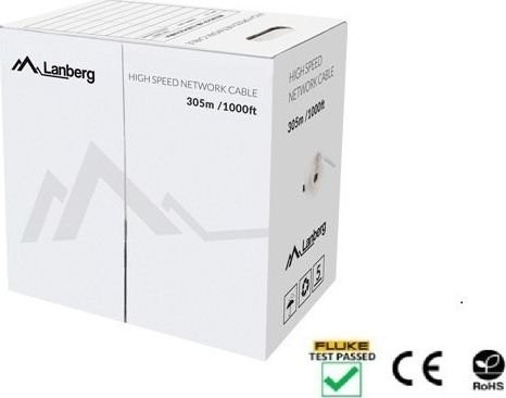 LANBERG Kabel UTP Cat.5e DRUT orange LCU5-12CU-0305-O LCU5-12CU-0305-O
