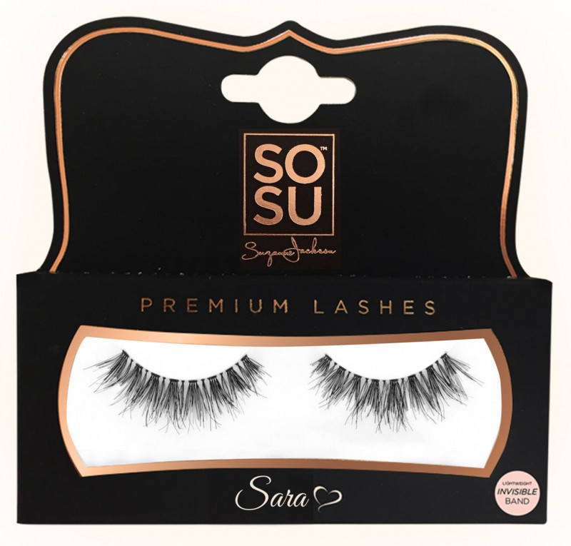 Sosu PREMIUM LASHES - Sztuczne rzęsy na pasku - SARA SOSSP1NA-01