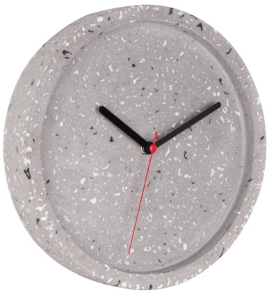 Karlsson Zegar ścienny Tom terrazzo grey by KA5746