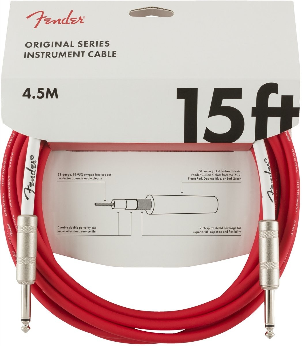 Fender Kabel Original Series, 5,5 m fiesta red 990520010