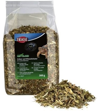 Фото - Корм для рептилій Trixie Mix traw i ziół dla żółwi lądowych, 300 g 