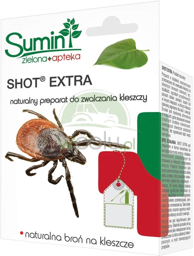 Sumin SHOT EXTRA 50ML PREPARAT DO ZWALCZANIA KLESZCZY
