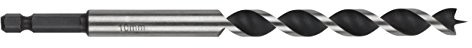 WOLFCRAFT 7133000 drewniana belka wiertło nawijacz prędkości 10 mm, szary 7133000