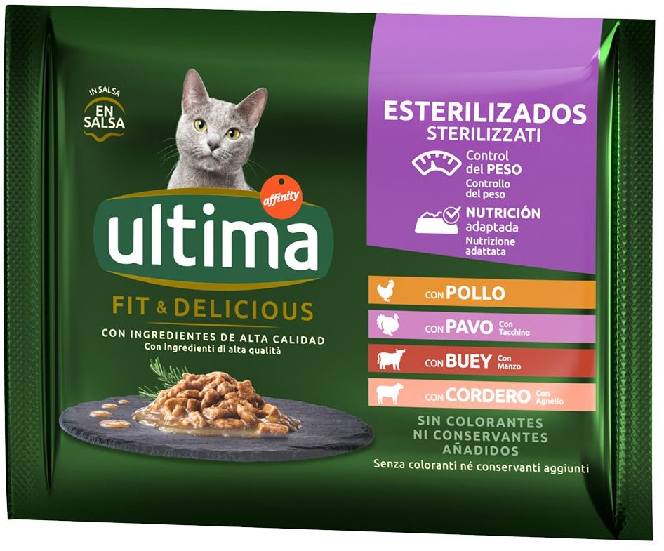 Affinity Ultima Megapakiet Ultima Cat Sterilized, 96 x 85 g - Wybór rybny