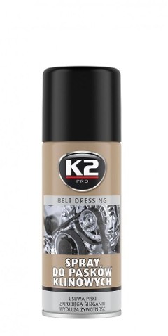 K2 Spray do smarowania pasków klinowych 400 ml aerozol W126