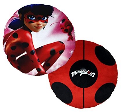 Joy Toy Joy Toy 65999 Figurki & Charactere Ladybug pluszowa poduszka 33 x 33 cm