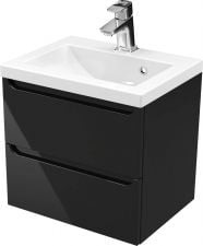 Furni Szafka z Umywalką ETHOS 50 cm BLACK ETHC UM 50