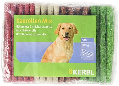 KERBL kaurollen Mix 9 10 MM/12.5 cm 100er Pack 1er Pack (1 X 1 kg)