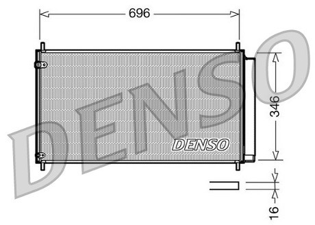 DENSO Skraplacz, klimatyzacja DCN50022