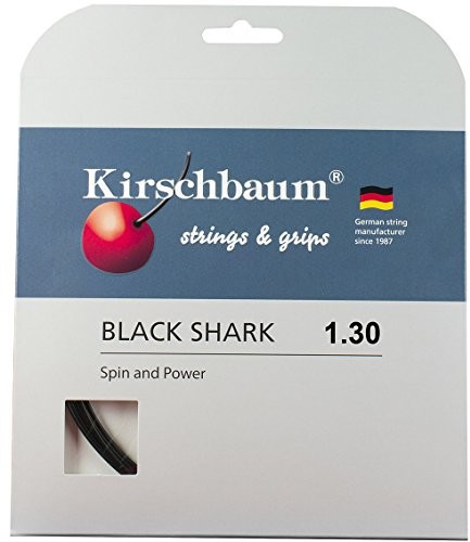 Kirschbaum naciąg Shark, czarny, 12 m, 0105190216800016 bs125-, 130-schwa-1,3 mm