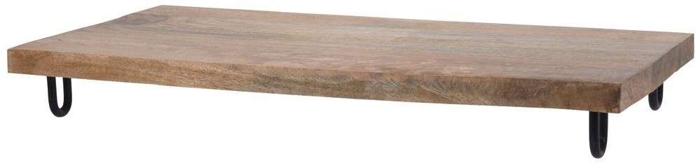 Home Styling Collection Deska drewniana TACA MANGO do serwowania na nóżkach 49x25 cm 128021