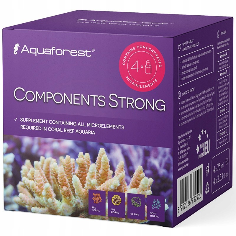 Aquaforest Components Strong 4x75 ml