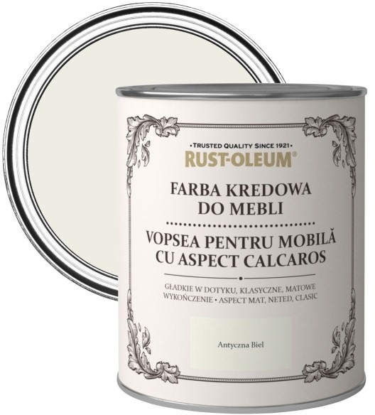 Rust-Oleum Farba kredowa do mebli Rust-Oleum antyczna biel 0 125 l R0070002X5