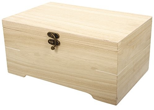 Rayher Hobby Rayher  62196000  drewniane pudełko z wkładem, -częściowa, 28 x 18 x 13,5 cm, 6 kieszenie 62196000