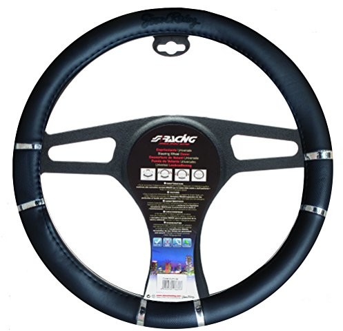 Simoni Racing CVT/17 uniwersalny pokrowiec na kierownicę z chromu i czarnego CVT/17