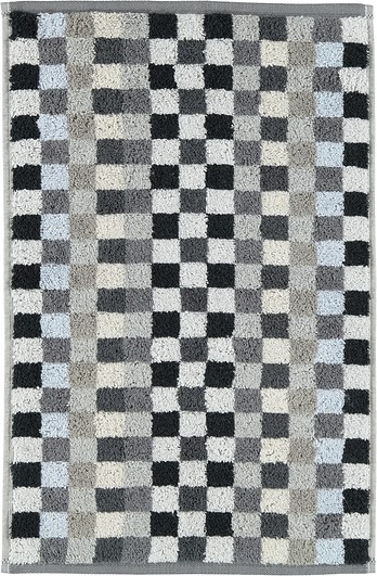 Cawo Ręcznik Unique szachownica 30 x 50 cm antracytowy