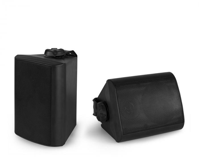 Power Dynamics BGO40 Zestaw kolumn głośnikowych 100 W 4-calowy głośnik niskotonowy 3/4-calowy głośnik wysokotonowy, czarny Sky-100.044