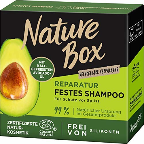 Nature Box zestaw naprawczy mocny szampon z olejkiem z awokado, 85 g