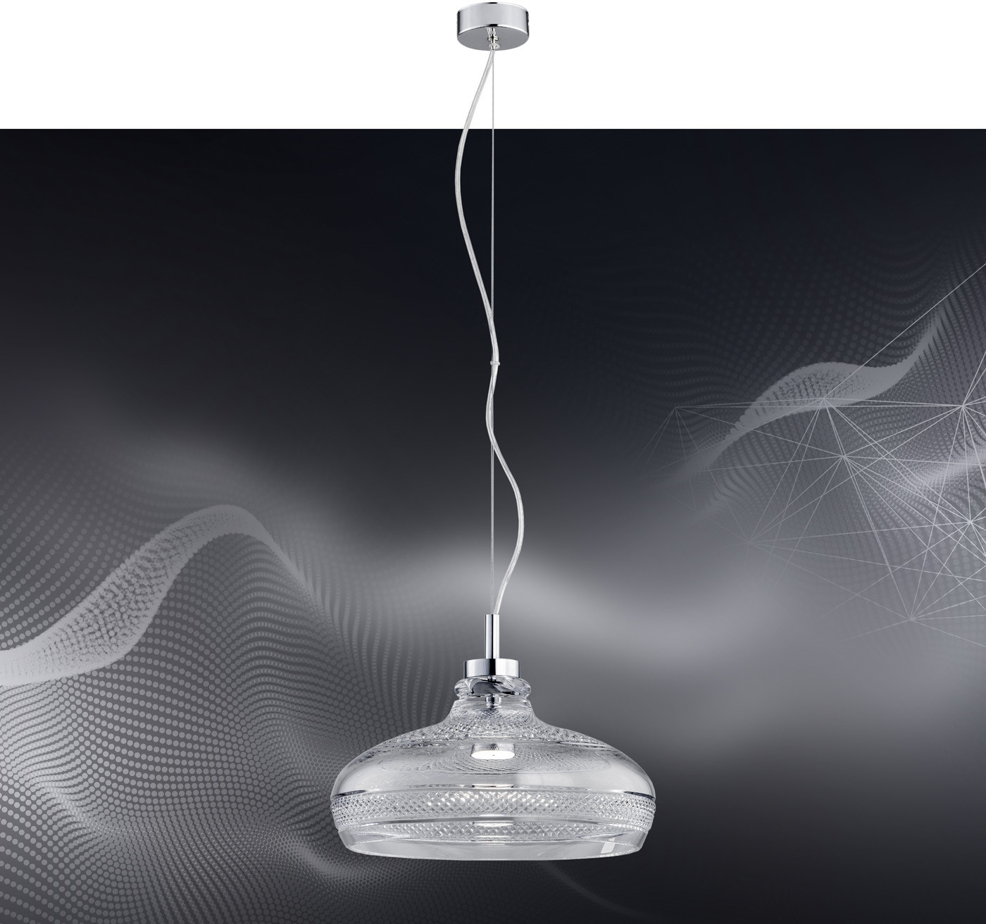 Argon X Lampa zwis nowoczesna SIRMIONE 3804