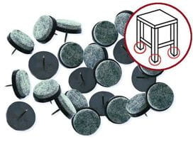 Besttool PODKŁADKI FILCOWE POD MEBLE 24X 24MM 598240