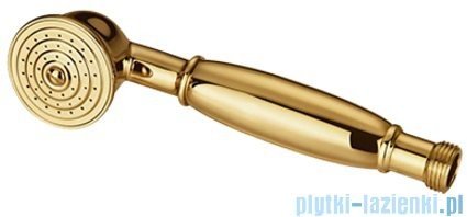 Omnires Art Deco rączka prysznicowa 1-funkcyjna złota ArtDeco-RZL