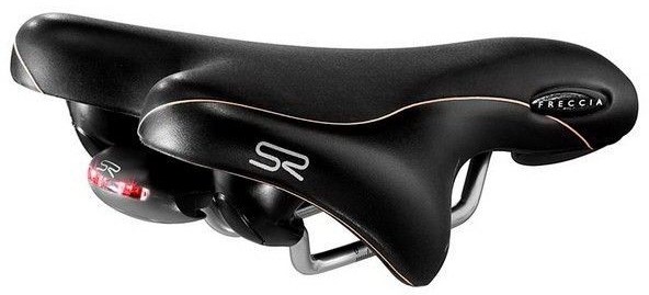 Selle Royal Siodło SELLEROYAL PREMIUM ATHLETIC 45st FRECCIA damskie żelowe + oświetlenie 8021890401915