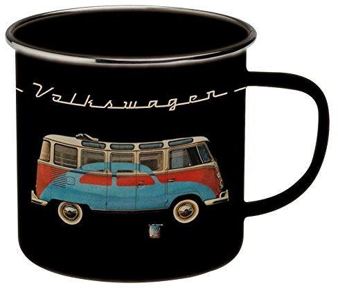 VW Collection by BRISA emaliowany kubek do kawy z motywem Volkswagen Bulli T1. BUTA12