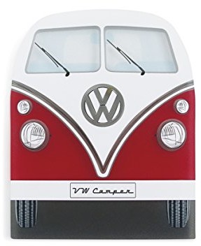 VW Collection by BRISA skrobaczka do szyb z motywem Volkswagen Bulli T1 Front w kolorze czerwonym BUIS01