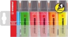 Stabilo wkład naboje do drukarki Boss oryginalne Refill, Rosa 070/56