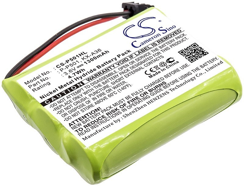 Cameron Sino Panasonic P-P501 1300mAh 4.68Wh NiMH 3.6V 3xAA Cameron Sino)