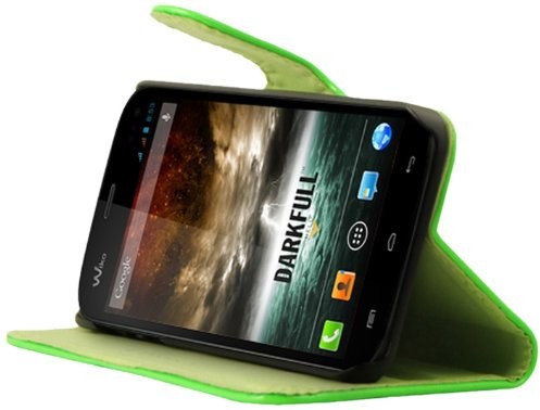 Wiko Mocca Design Mocca Design Fluo etui ochronne ze sztucznej skóry do Darkfull, zielone ERWID5 VERT