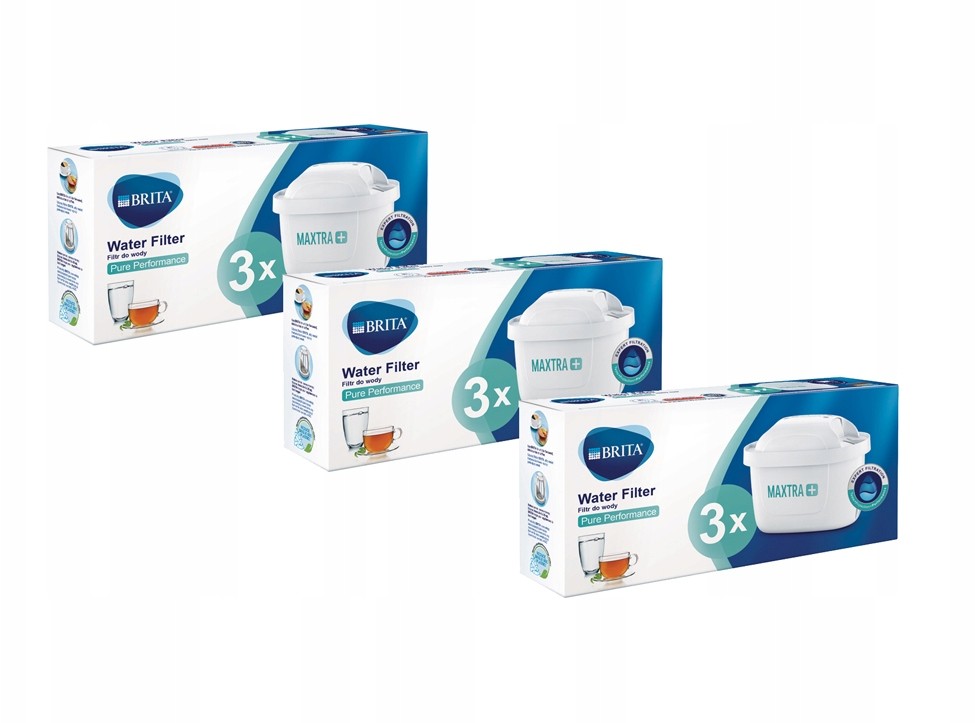 Brita Filtr wody Maxtra+ Pure Performance 9 szt.
