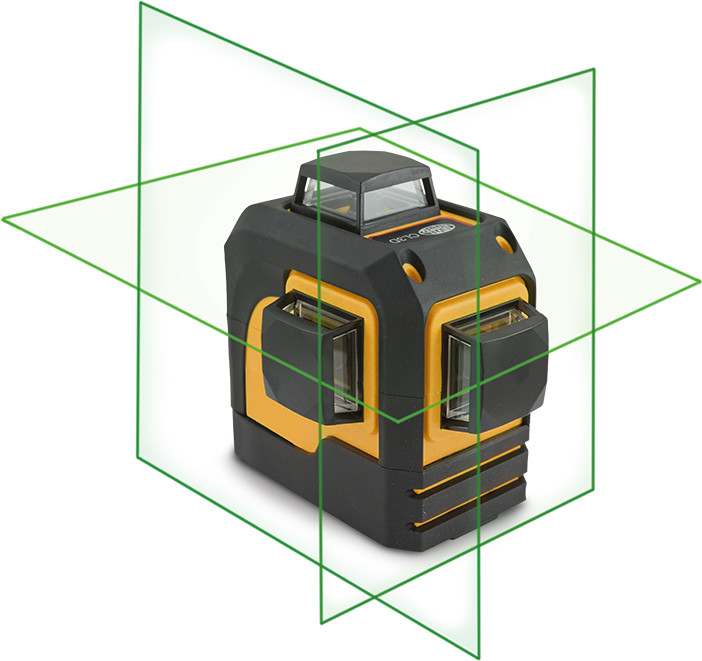 Nivel System Laser krzyżowy / płaszczyznowy CL3DG - zielona wiązka CL3DG