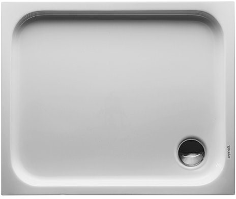 Duravit D-Code 120x80  biały z powłoką Antislip 720113000000001