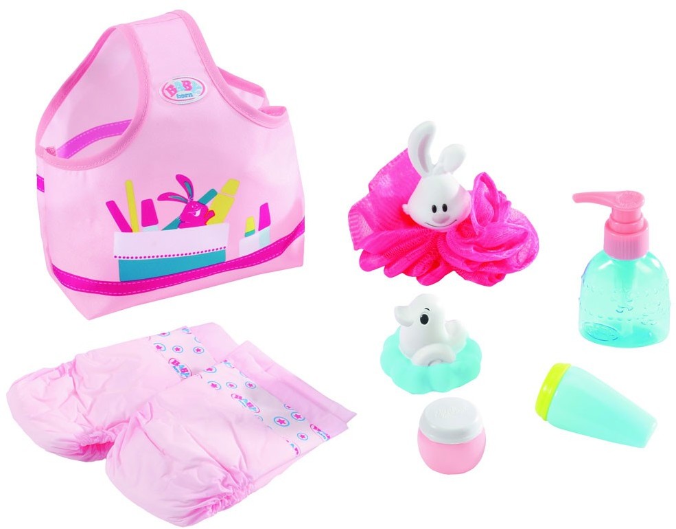Zapf Creation Baby Born Zestaw akcesoriów kąpielowych dla lalki 823606
