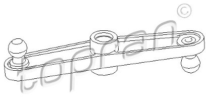 TOPRAN Drążek zmiany biegów TOPRAN 109 091