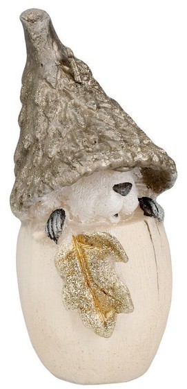 Artman Candles Candles Boże Narodzenie Świeca ozdobna Skrzat złota 1szt