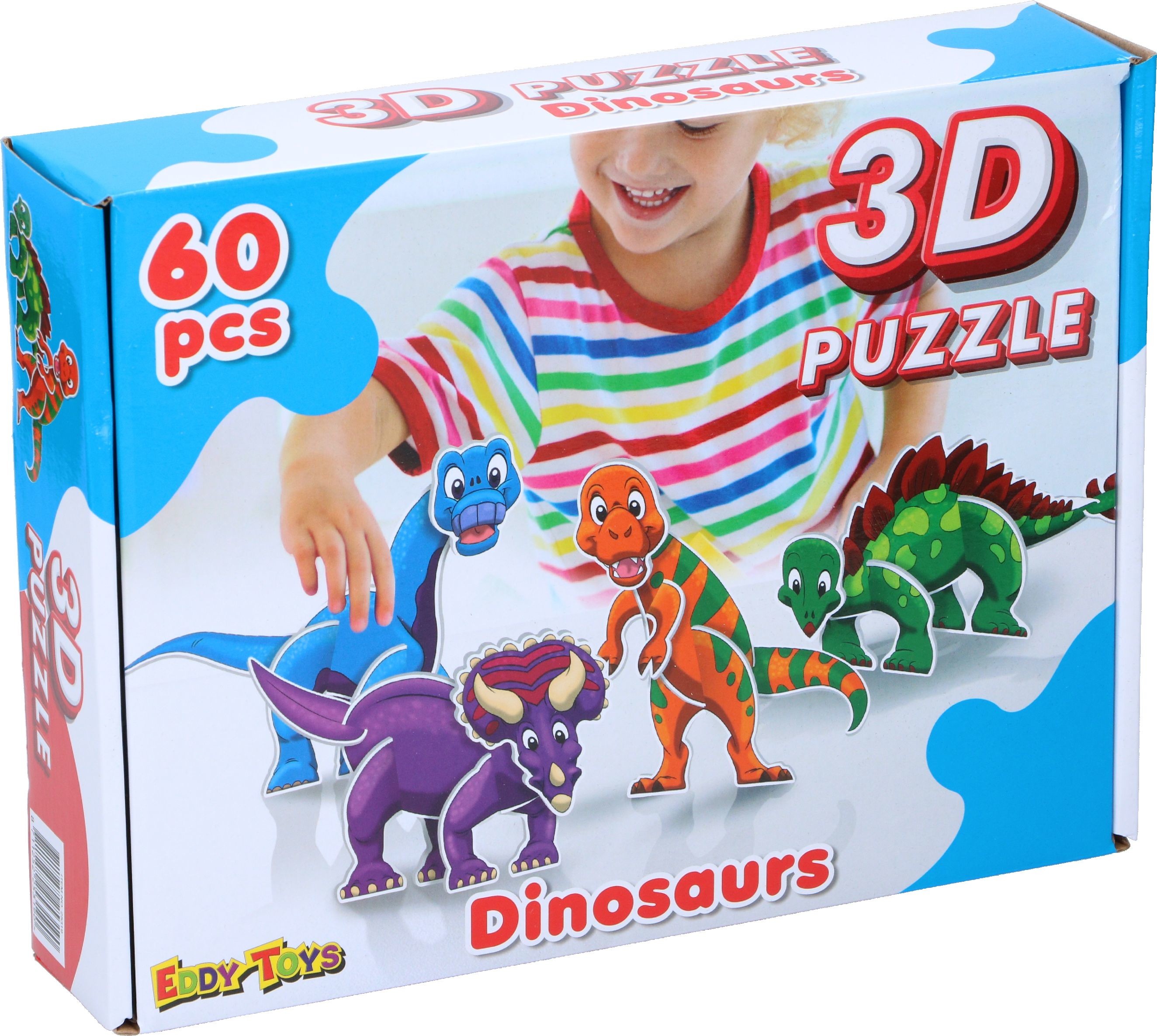 Eddy Toys Puzzle 3D dinozaury dla dzieci EDDY TOYS E-25319