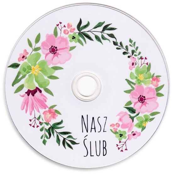 Płyta DVD Nasz ślub kwiaty TS (DVD-R 4,7GB 16x)