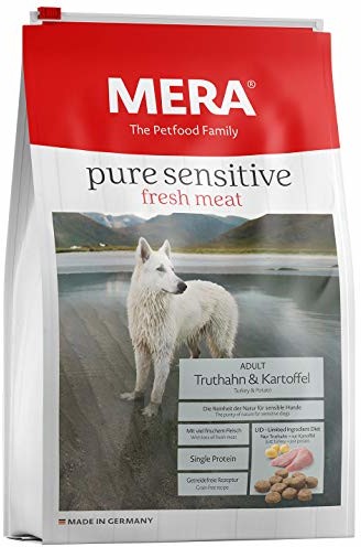 Mera Dog karma dla psów Pure Sensitive Fresh Meat indyk i ziemniaki, 12,5 kg 057150