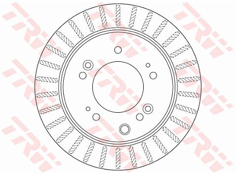 TRW Tarcza hamulcowa DF6191S