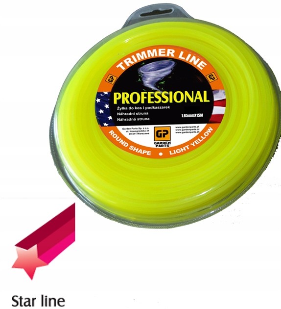 Żyłka Tnąca Gwiazdka 2,65mm 15M
