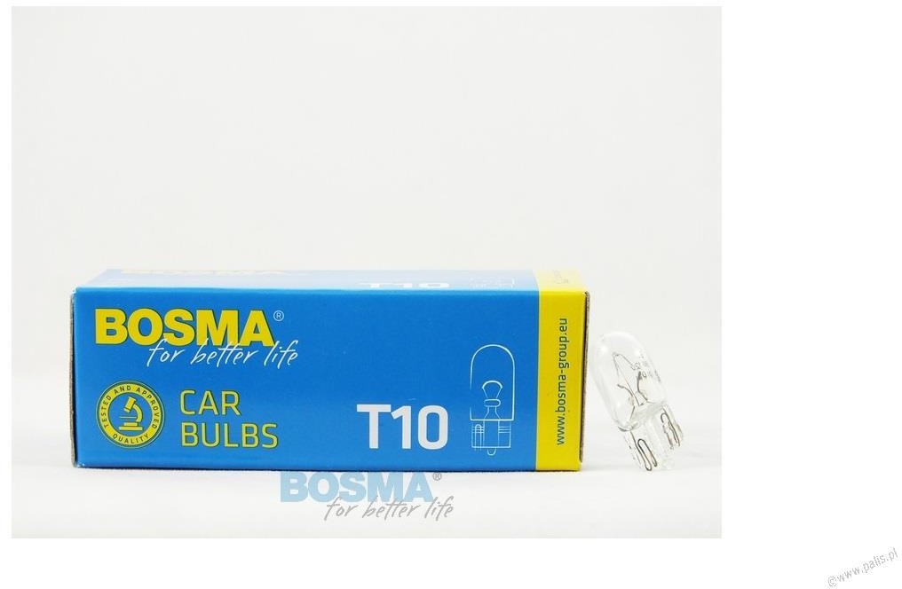 BOSMA 1949 ŻARÓWKA 12V 5W W5W T10 1949
