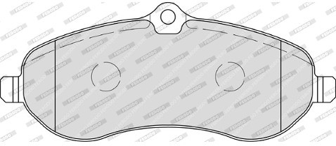 FERODO (FEDERAL-MOGUL) Zestaw klocków hamulcowych, hamulce tarczowe (FEDERAL-MOGUL) FVR1771