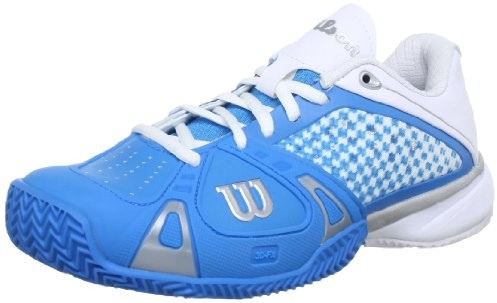 Wilson Rush Pro CC wrs31 6800e035 damskie buty do tenisa stołowego - niebieski - 41 EU (WRS316990)