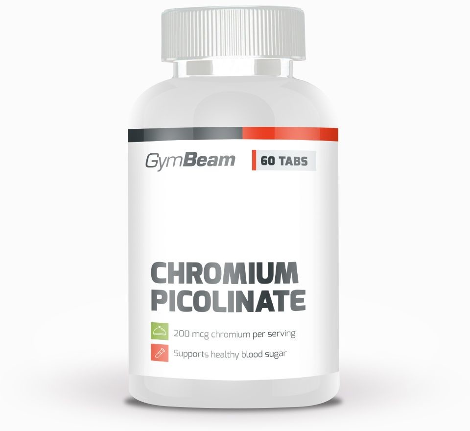 Zdjęcia - Witaminy i składniki mineralne GymBeam Pikolinian Chromu  120 tabletek 
