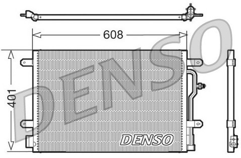 DENSO Chodnica klimatyzacji - skraplacz DCN02011