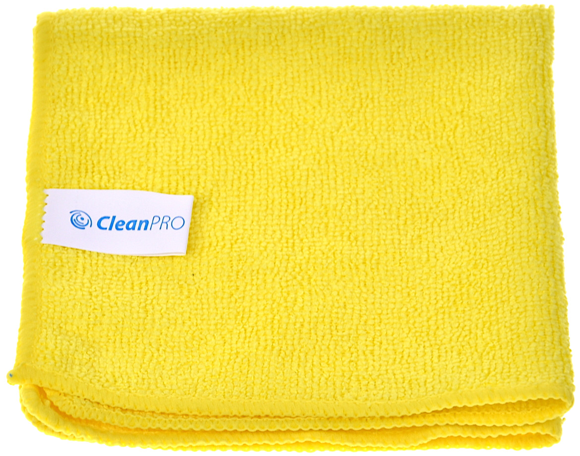 Clean Ścierka z mikrofazy żółta CleanPRO ULTRA SOFT 30x30 cm 404255